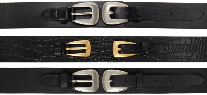 Photo: Recto Black Multi Leather Corset Belt