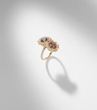 Suzanne Kalan 18kt gold (750/1000) ring with diamonds