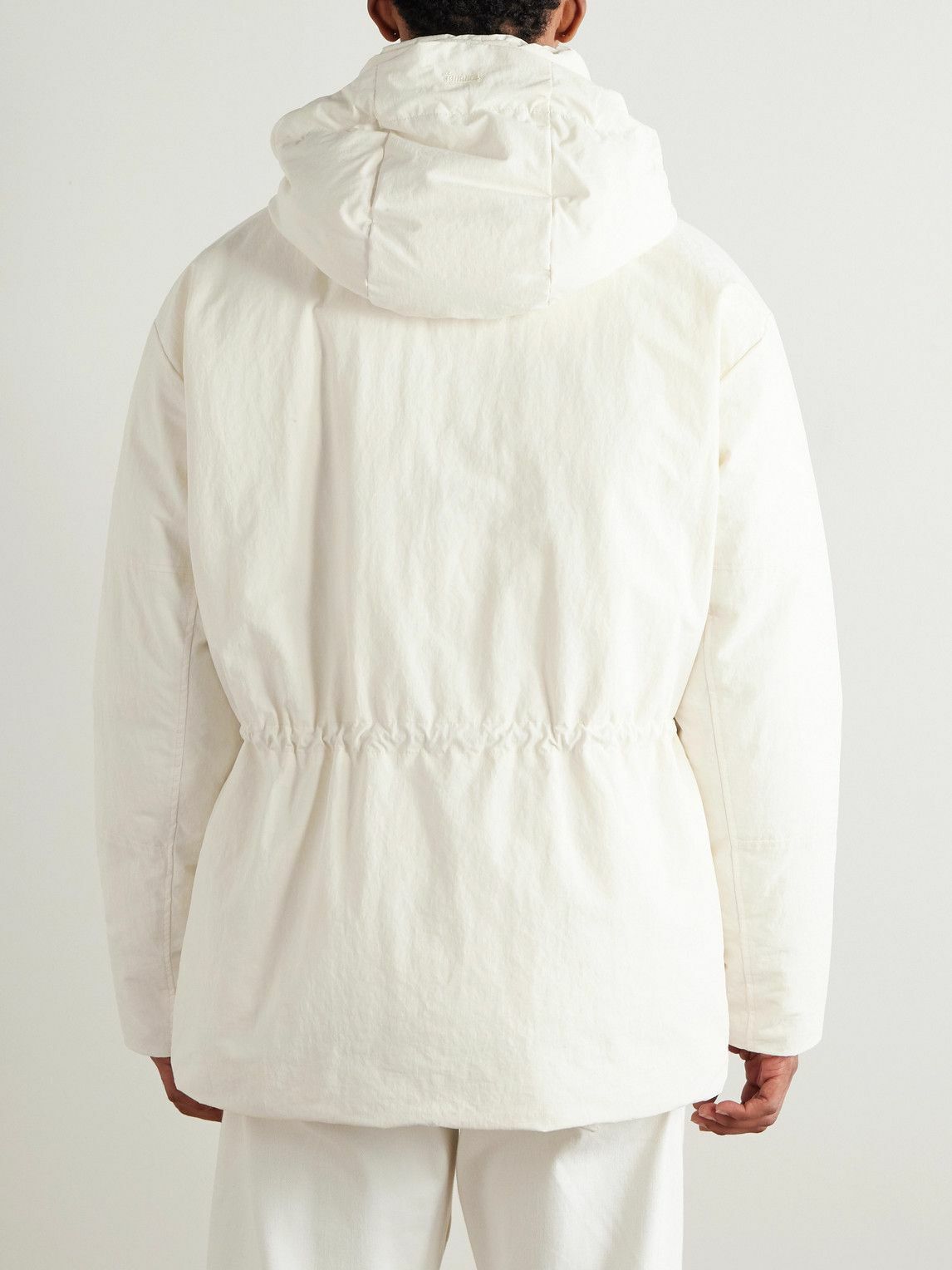 Laminar - Shell Hooded Down Parka - White