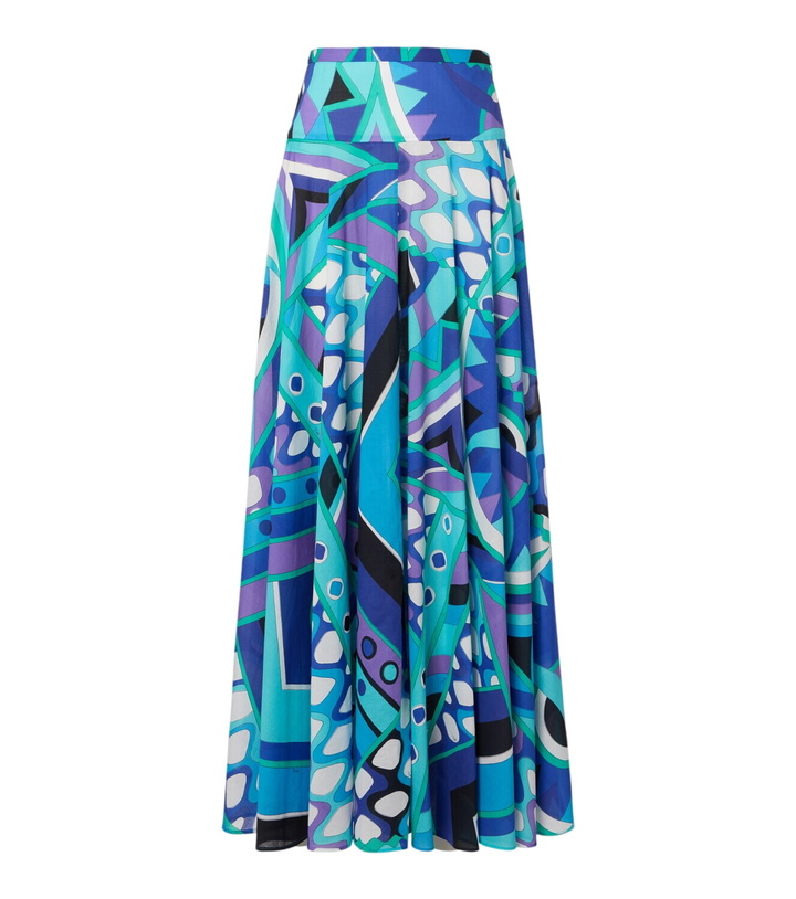 Photo: Pucci Vivara cotton maxi skirt