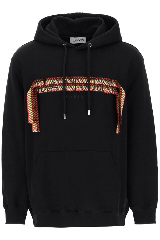 Photo: Lanvin Curb Laced Oversized Hoodie