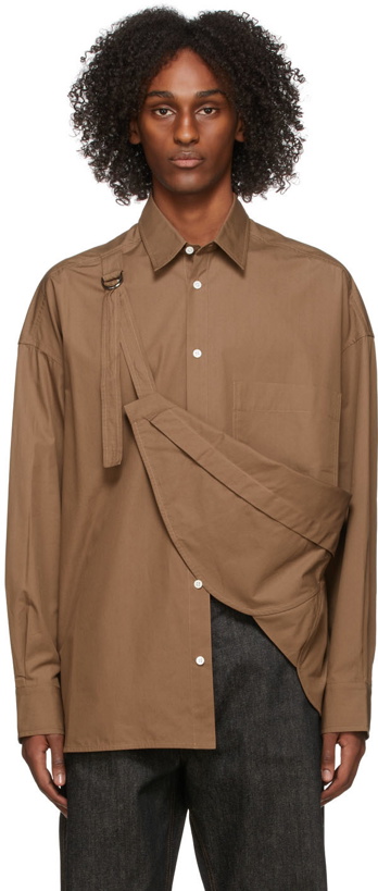 Photo: Jacquemus Brown La Montange 'La Chemise Banane' Shirt