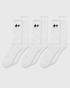 Bstn Brand Bstn Cushioned Crew Socks Three Pack White - Mens - Socks