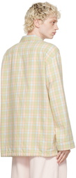 Acne Studios Orange Checkered Shirt