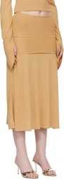 Aya Muse Tan Rylin Midi Skirt