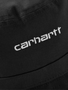 CARHARTT WIP - Logo-Embroidered Cotton-Twill Bucket Hat - Black
