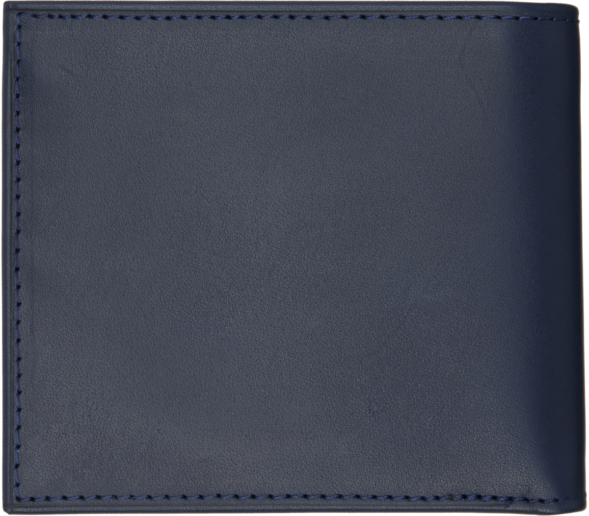 Polo Ralph Lauren Navy Polo Bear Leather Billfold Wallet