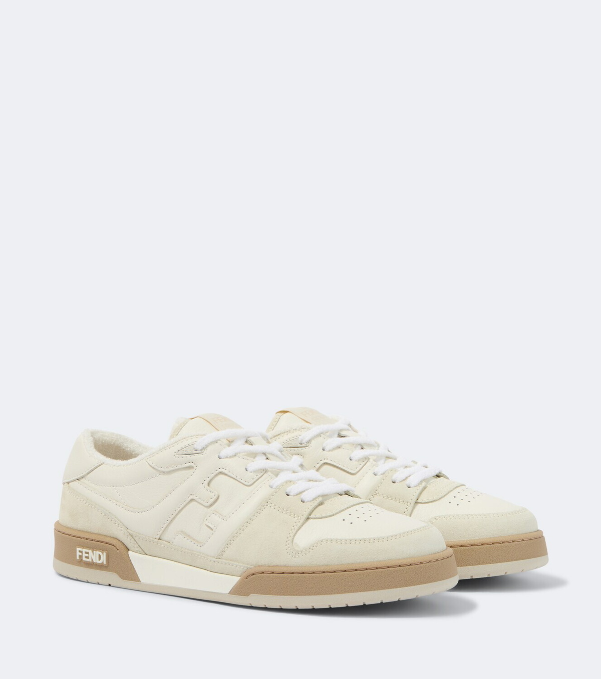 Fendi Fendi Match leather and suede sneakers