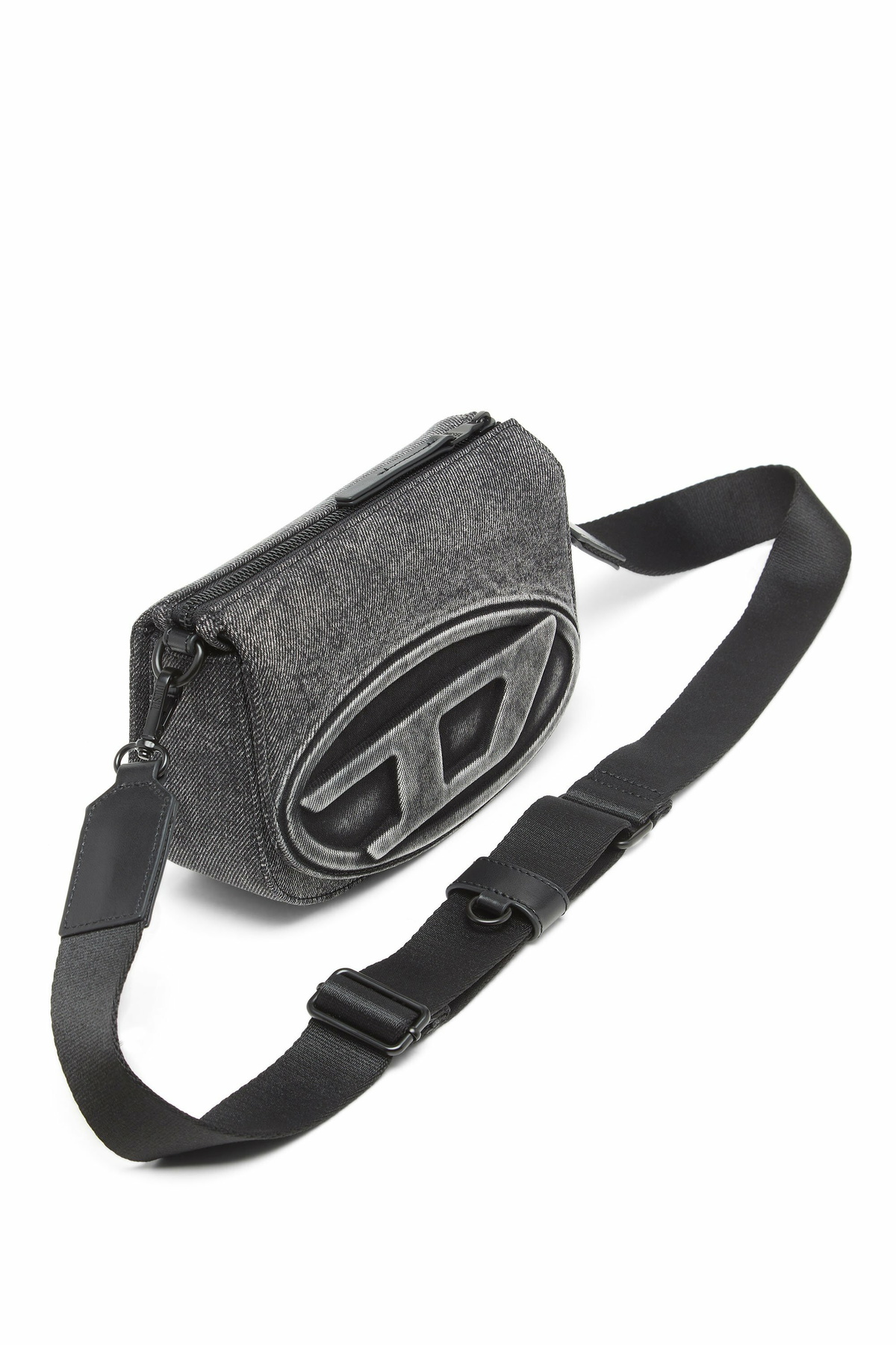 Diesel 1DR-Camera bag in washed denim - Crossbody Bags - Unisex