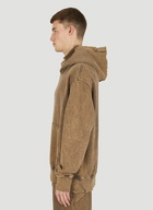 S-Topper Hooded Sweatshirt in Brown