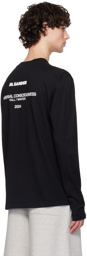 Jil Sander Black Crewneck Long Sleeve T-Shirt