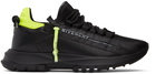 Givenchy Black & Yellow Spectre Zip Sneakers