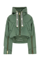 Khrisjoy Sage Green Polyester Down Jacket