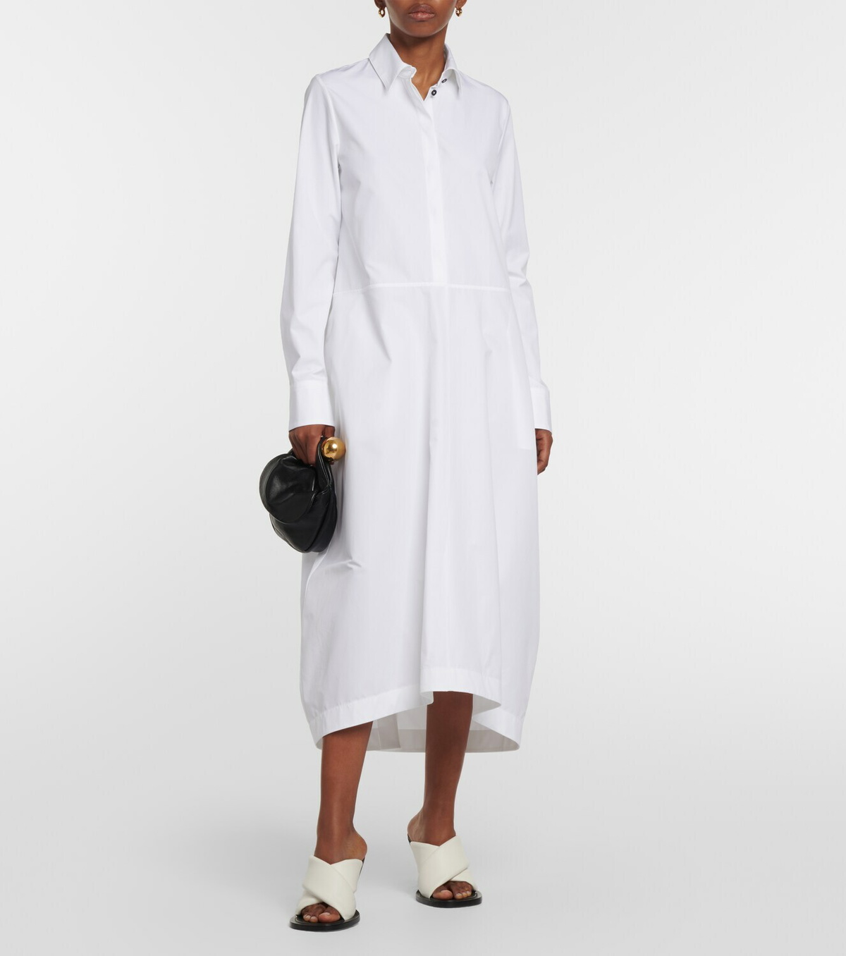 Jil Sander Cotton poplin shirt dress Jil Sander