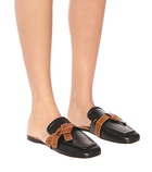 Loewe - Gate leather slippers