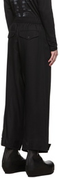 Julius Black Gathered Trousers