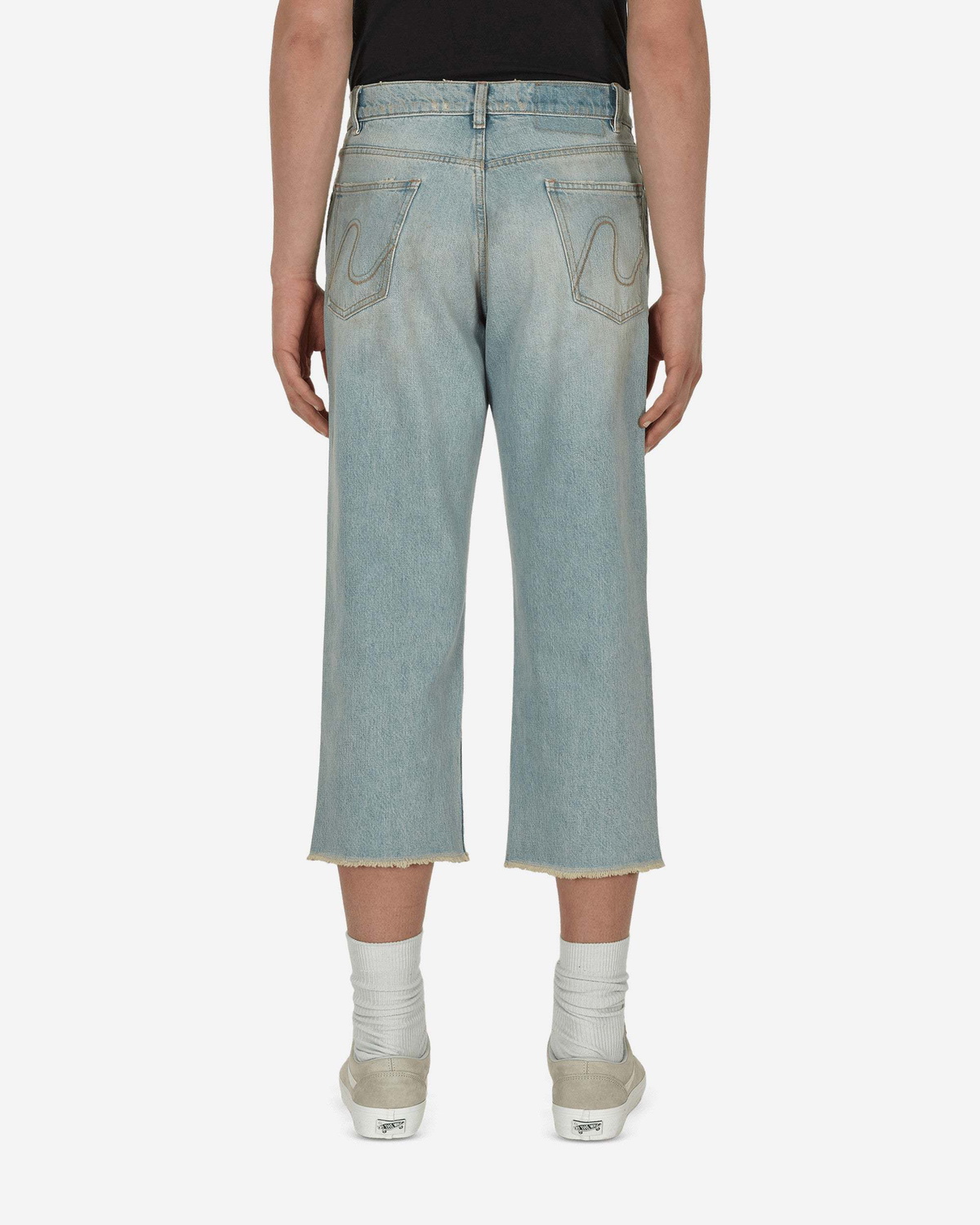 ERL CROPPED JEANS / LIGHT BLUE-