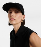 Saint Laurent Cassandre felted baseball cap