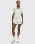 Sporty & Rich Vendome Terry Polo White Womens Shortsleefe