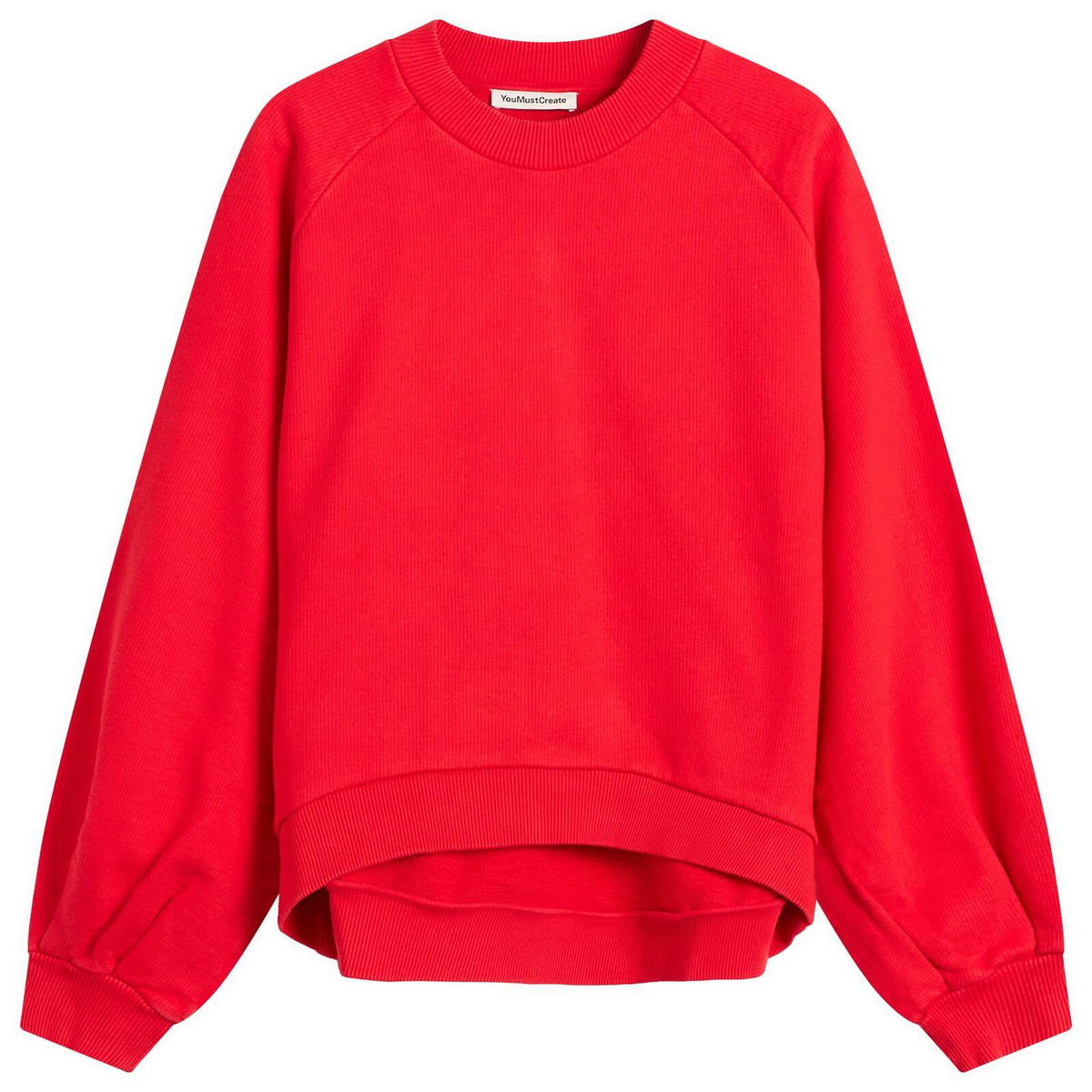YMC Women's Bellow Sleeve Sweatshirt in Red