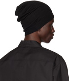 Rick Owens Black Cashmere Medium Beanie