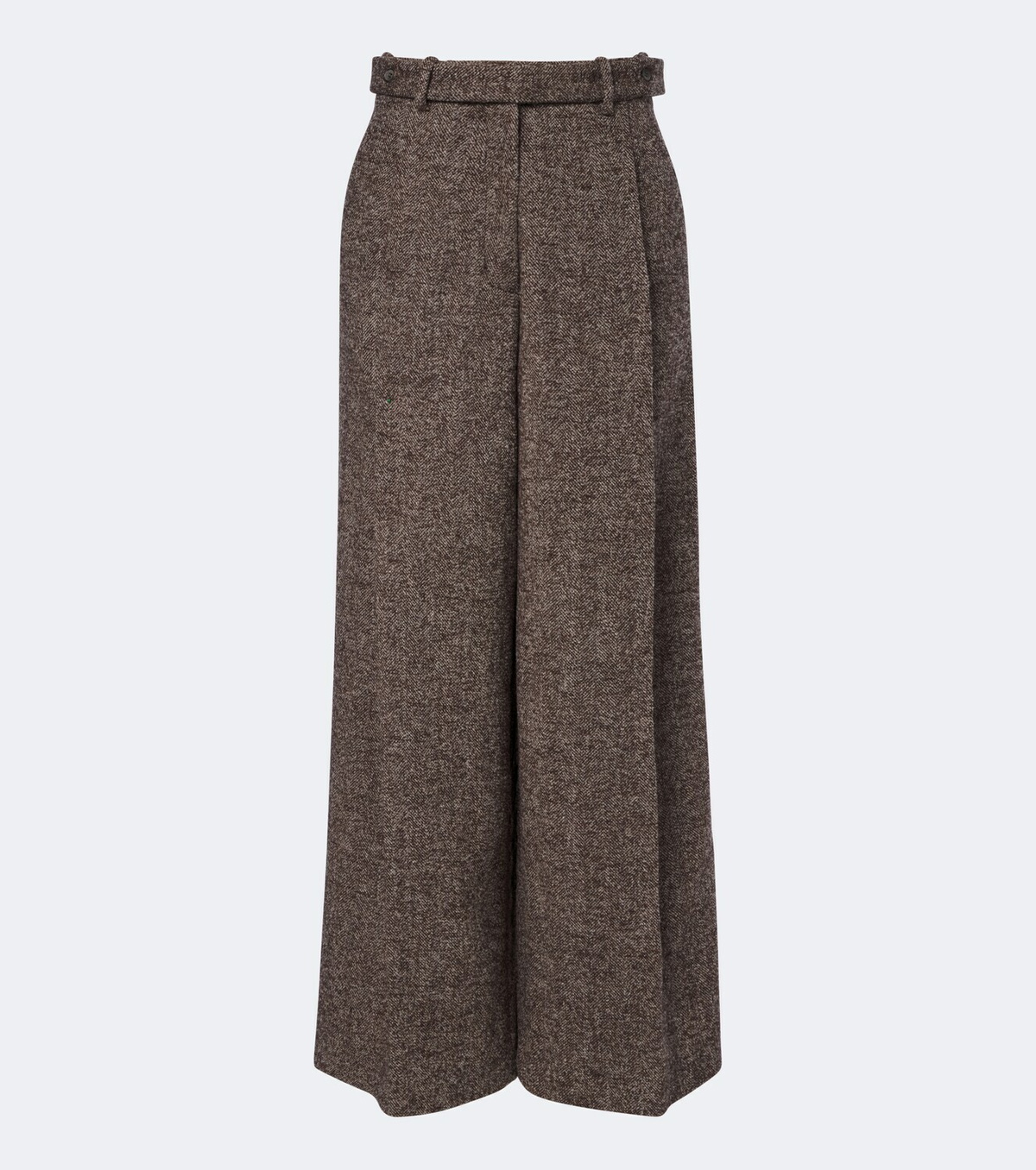 Magda Butrym Herringbone wool-blend wide-leg pants
