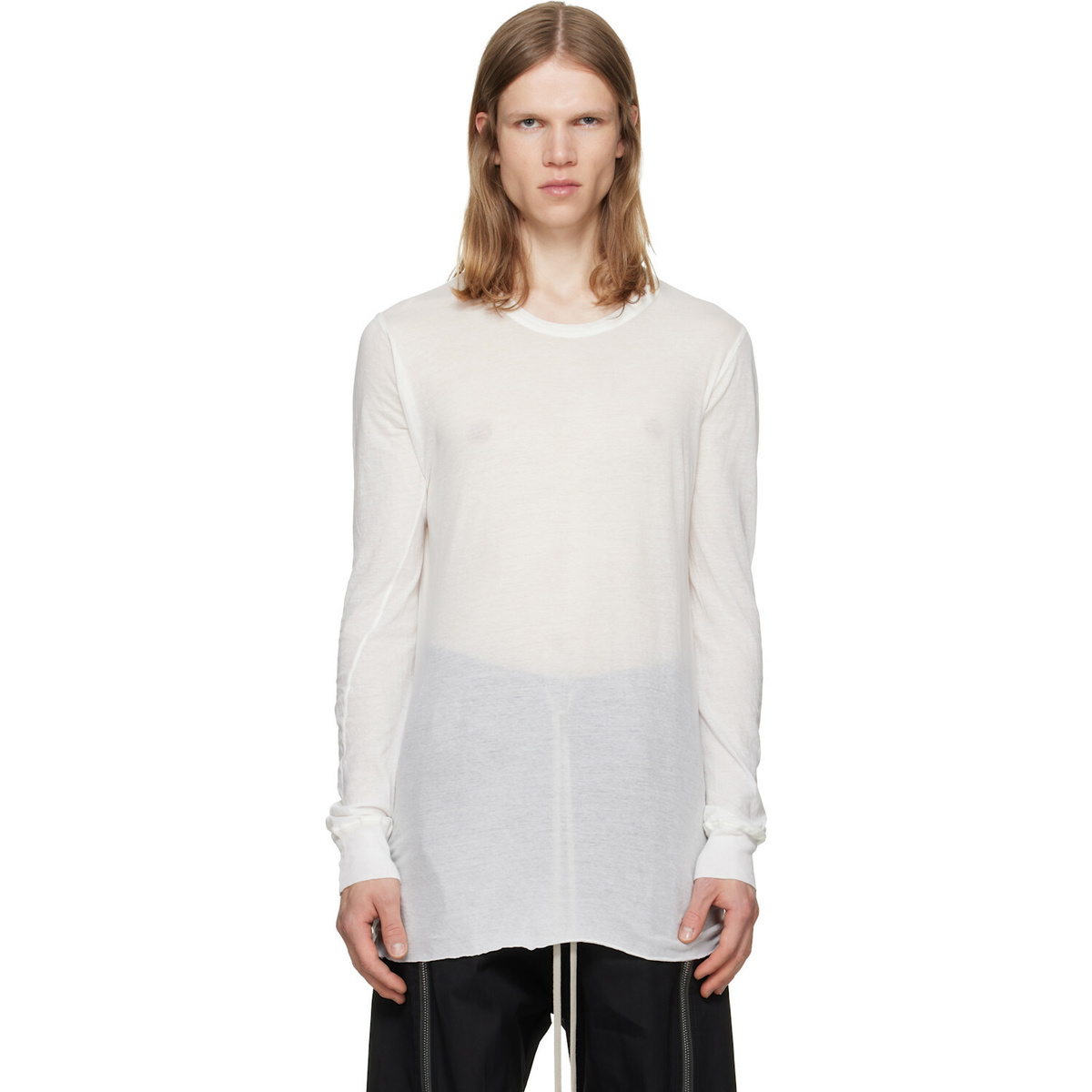 Rick Owens Off-White Tower Basic LS T-shirt