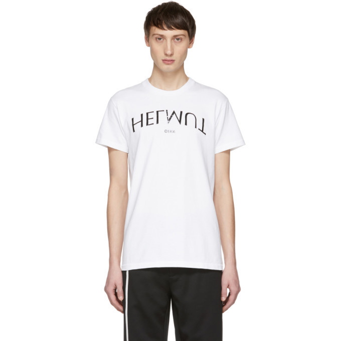 Photo: Helmut Lang White Logo Hack Little T-Shirt