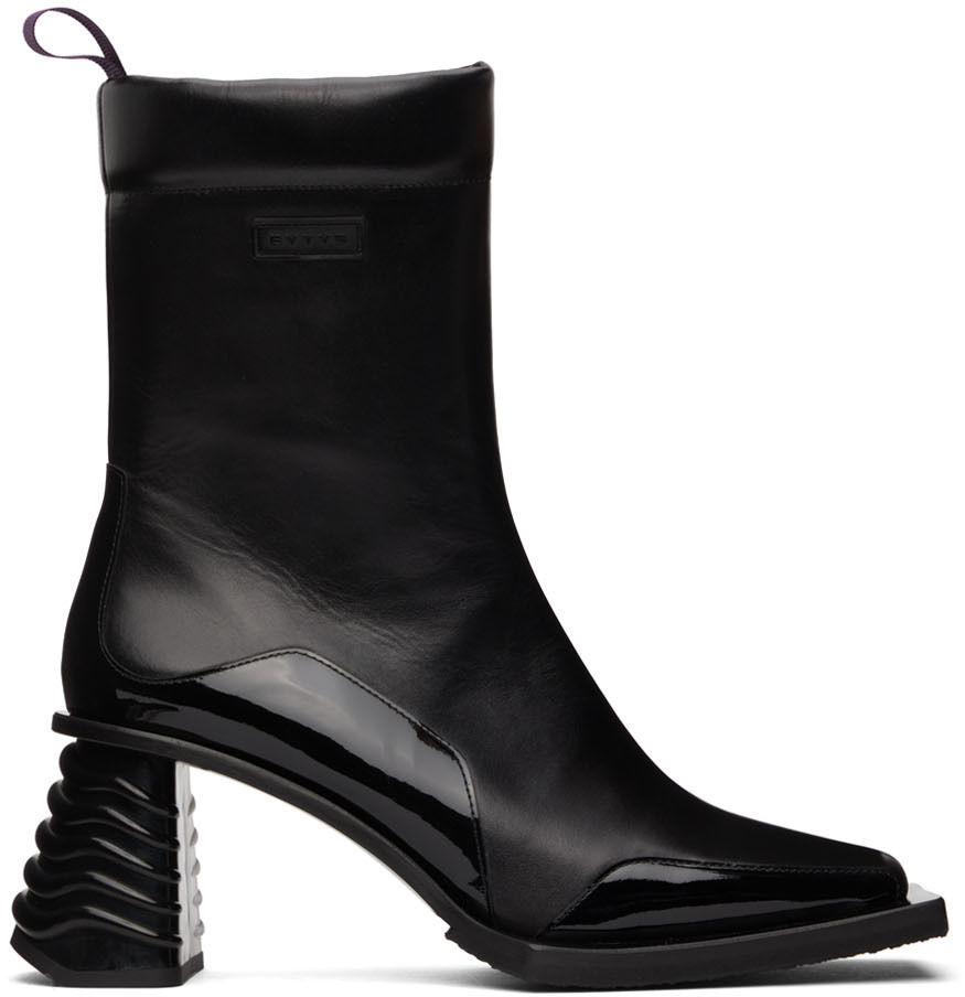 EYTYS Black Gaia zip-Up Boots Eytys