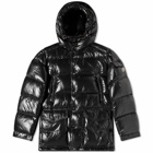 Moncler Men's Chiablese Long Down Jacket in Black