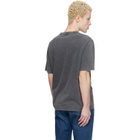 Maison Kitsuné Gray 'Maison Kitsuné 2002' Faded Comfort T-shirt