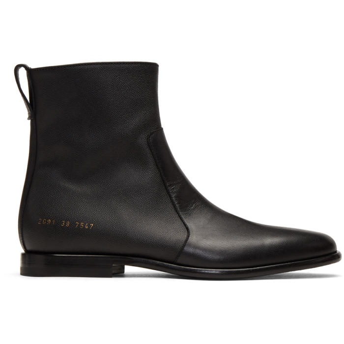 Photo: Robert Geller Black Common Projects Edition Chelsea Boots 
