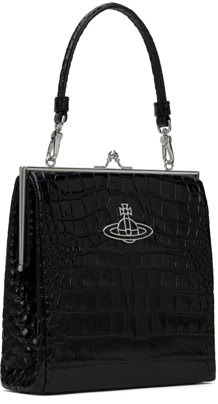 Vivienne Westwood Black Queeny Square Frame Bag Vivienne Westwood