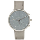 Uniform Wares SSENSE Exclusive Grey Leather M40 Chronograph Watch