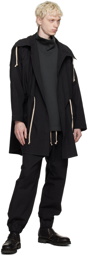 Jan-Jan Van Essche Black O-Project Coat