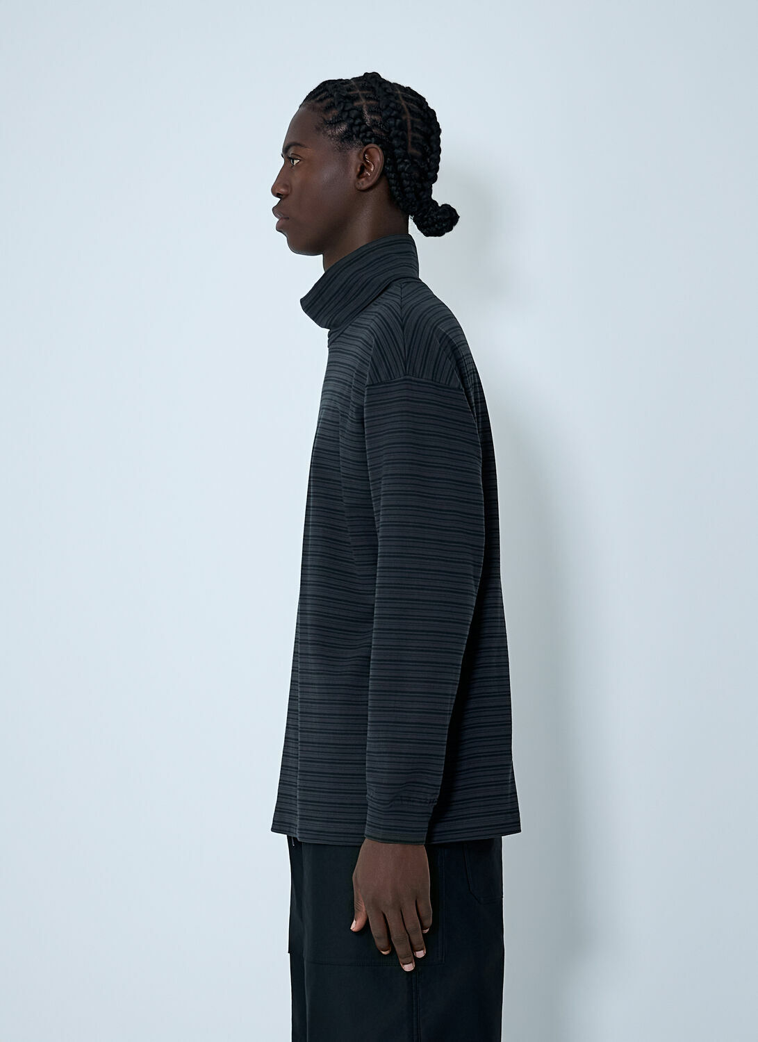 Comme des Garçons Homme Turtleneck Striped Sweater