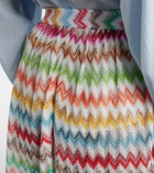 Missoni Zigzag lamé shorts