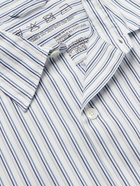 mfpen - Throwing Fits Striped Cotton Shirt - Blue