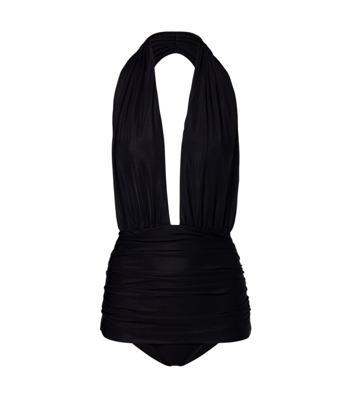 Photo: Adriana Degreas Draped halterneck swimsuit