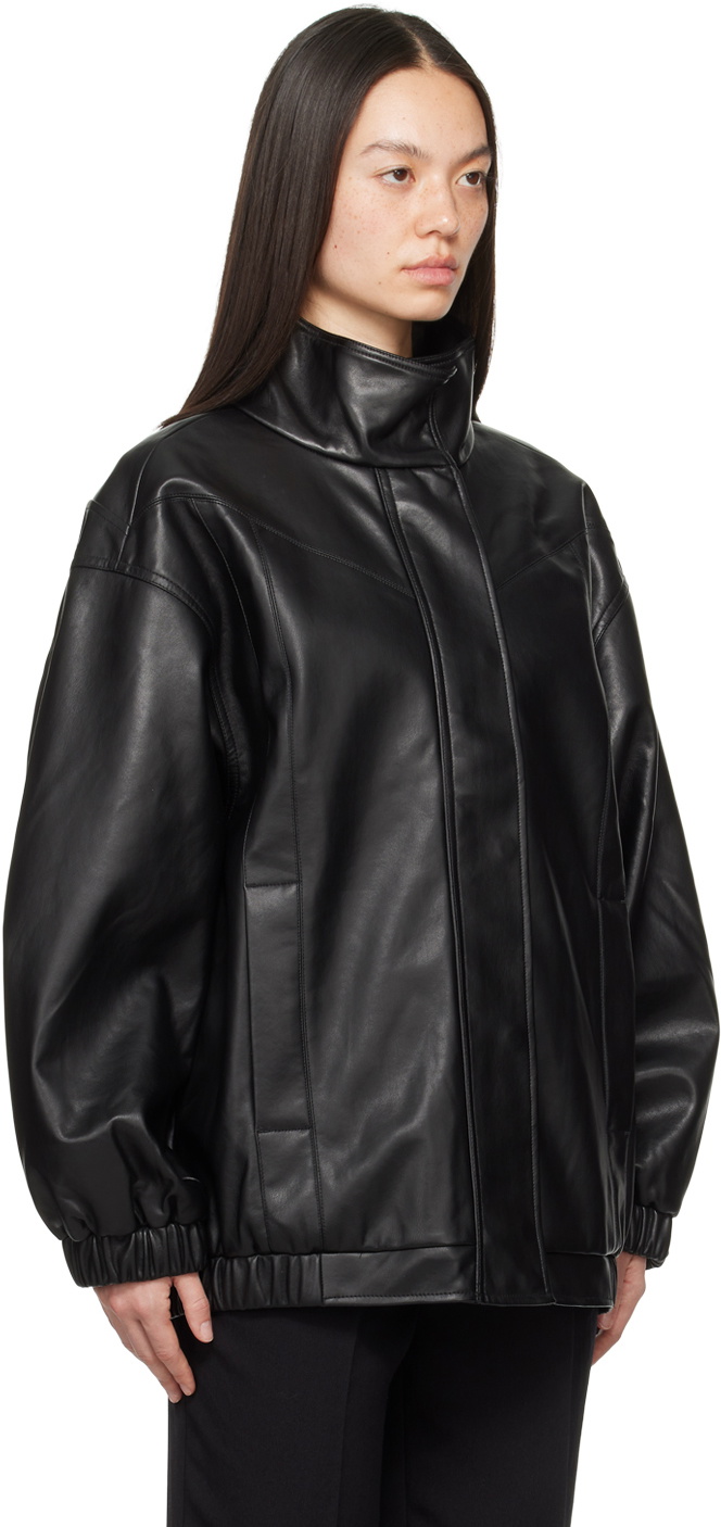 The Garment Black Mumbai Leather Jacket