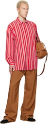 Marni Red Striped Shirt