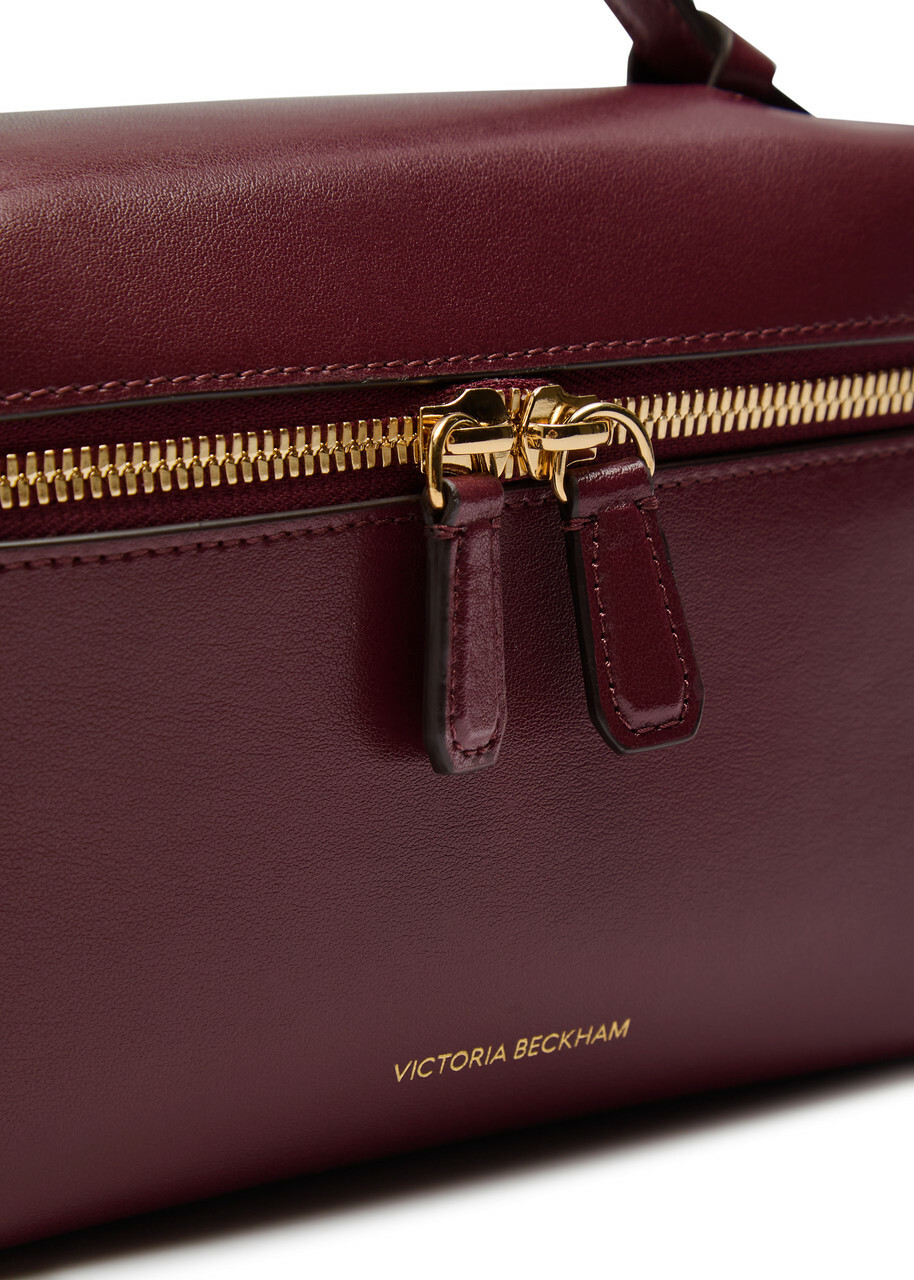 Victoria Beckham Vanity Leather Cross-body bag - Burgundy - One Size