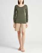 Crossley Womens T-shirt in Sage green
