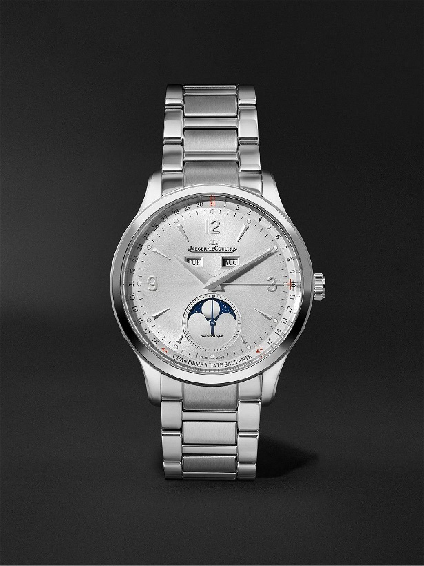 Photo: Jaeger-LeCoultre - Master Control Automatic Moon-Phase 40mm Stainless Steel Watch, Ref. No. Q4148120