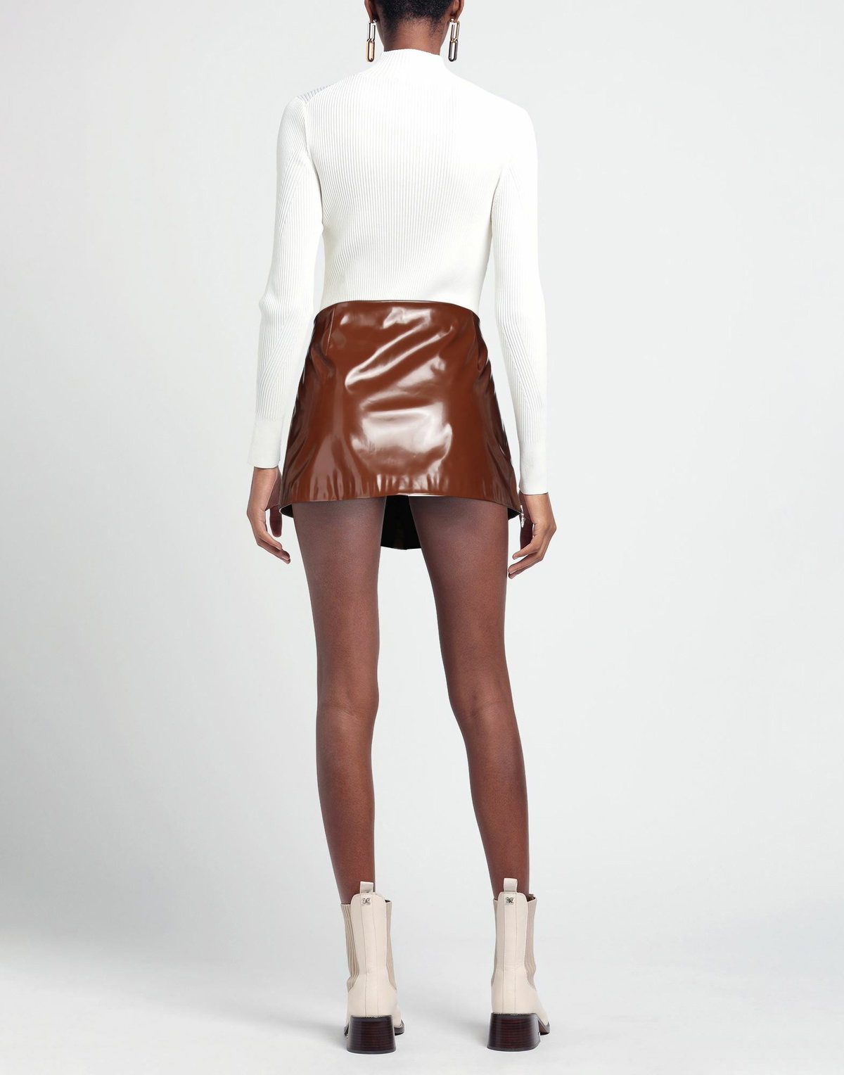 Acne Studios Womens Mini skirt in Brown