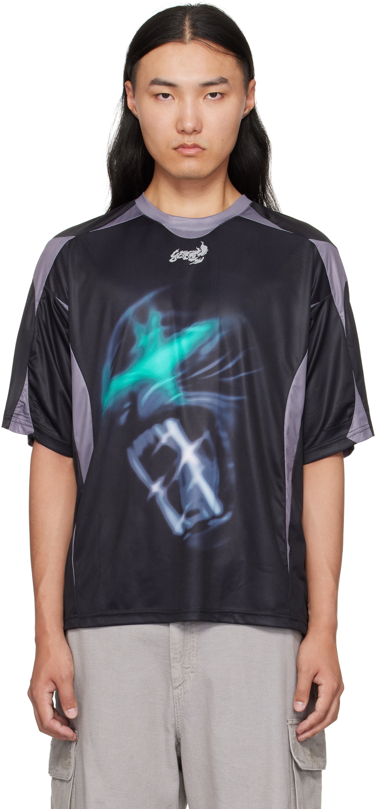 Gerrit Jacob Blue Printed Shirt Gerrit Jacob