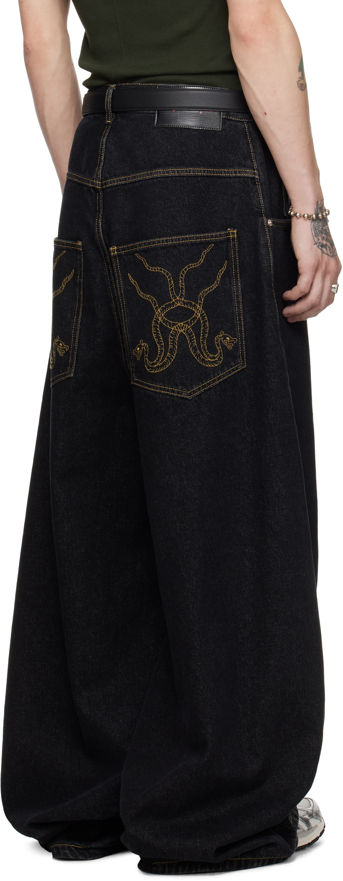 LU'U DAN Black Double XL Jeans LU'U DAN