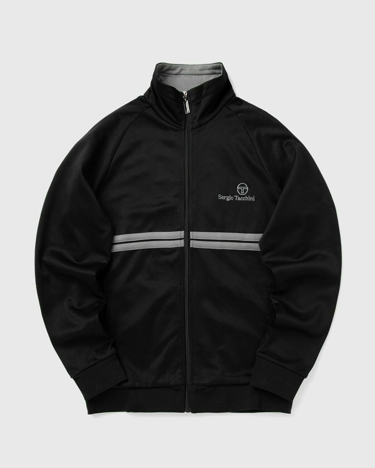 Sergio Tacchini NEW DALLAS TRACK TOP Black Mens Track Jacket