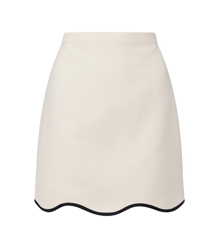 Photo: Valentino Crepe Couture scalloped miniskirt