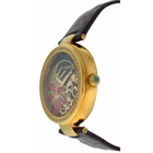 Versace Mystique Hibiscus Quartz Diamond Black Dial Ladies Watch I9Q81D9HI S702